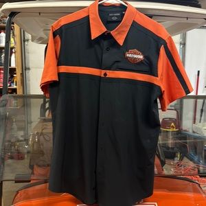 Harley Davidson button down shirt